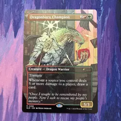 Dragonborn Champion MINT Borderless 2398 Secret Lair SLD MTG Rare Unplayed Reg - Image 1