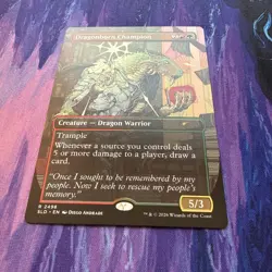 Dragonborn Champion MINT Borderless 2398 Secret Lair SLD MTG Rare Unplayed Reg - Image 2