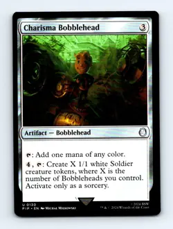 #130 2024 Fallout PIP ) Charisma Bobblehead Commander UNCOMMON - Image 1