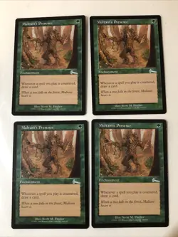 Multani Presence x4 Urza Legacy Ex Condition See Pics Front Back MTG - Image 1