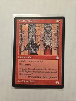 Wall of Razors - Stronghold - LP - Uncommon - Creature - Image 1