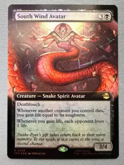 South Wind Avatar (Borderless) *FOIL* NM - Teenage Mutant Ninja Turtles MTG 269 - Image 1