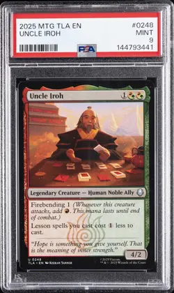 2025 MTG AVATAR: THE LAST AIRBENDER #0248 UNCLE IROH PSA 9 - Image 1