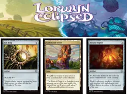 Commander LORWYN ECLPSED Lot x3 MTG Sol Ring + Command Tower + Arcane Signet NM - Image 1