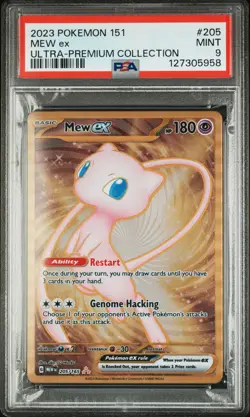 2023 POKEMON 151 ULTRA-PREMIUM COLL #205 MEW EX PSA 9 - Image 1