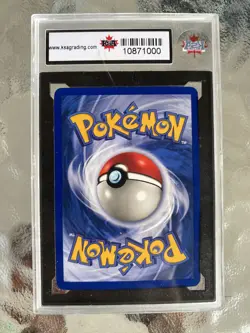 1999 RAICHU Pokemon Base Unlimited Hologram Pokemon Card #14 Graded KSA 8.5 NMM+ - Image 2