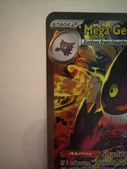 Pokemon ME Ascended Heroes Mega Gengar ex 284/217 Holo Full Art Pokemon Card - Image 4