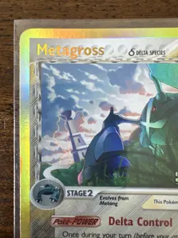 Pokemon TCG Metagross Delta Species Stamped Reverse Holo 11/113 MP/HP Crease - Image 2