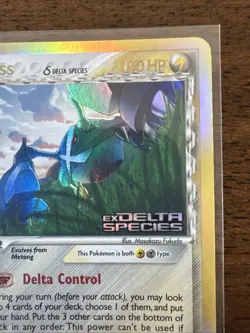 Pokemon TCG Metagross Delta Species Stamped Reverse Holo 11/113 MP/HP Crease - Image 3