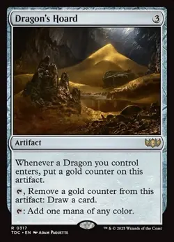 Dragon's Hoard TDC NM MTG - Image 1