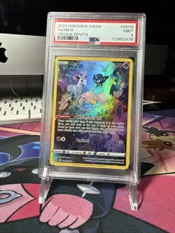 PSA 9 Pokemon Mew GG10/GG70 Crown Zenith Full Art Holo Ultra Rare Ships Fast! - Image 1