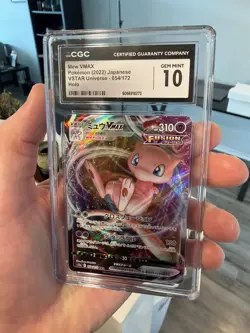 CGC 10 Mew VMAX 054/172 RRR VSTAR Universe s12a Pokemon Card Japanese - Image 2