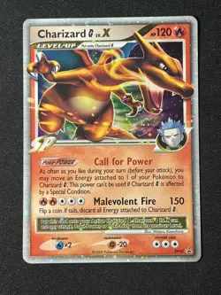 Charizard G LV.X DP45 Black Star Promo Holo Pokemon Card LP - Image 1