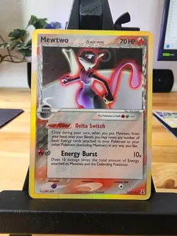 Pokemon Mewtwo Delta Species 12/113 Reverse Holo Rare 2005 - Image 1
