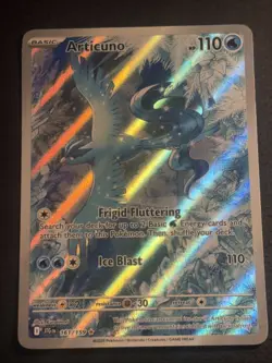 Articuno 161/159 Pokemon TCG Journey Together Illustration Rare Card NM - Image 1