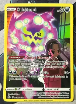 Spiritomb - TG09/TG30 - Pokemon Lost Origins Trainer Gallery Holo Rare Card NM - Image 1