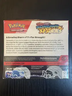 Pokemon TCG Scarlet & Violet Surging Sparks Booster Box 36 Packs SEALED - Image 5