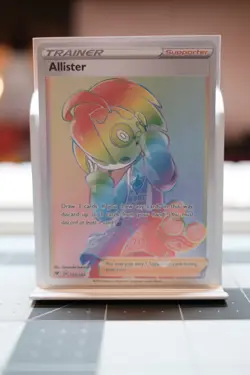 Allister #192/185 - Vivid Voltage (Secret Rare) NM Rainbow Foil Full Art Pokemon - Image 1