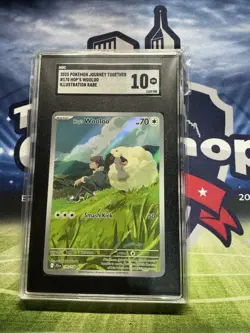 Pokemon TCG Hop's Wooloo 170/159 Journey Together Holo - Graded SGC 10 GEM MINT - Image 1