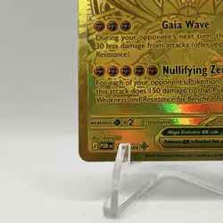 Pokemon TCG Mega Zygarde EX Gold Full Art Holo POR 124/088 Hyper Rare Gold - Image 5