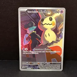 Pokemon Team Rocket's Mimikyu ASC 238/217 Psychic 60HP Basic Pokemon TCG 2026 - Image 1