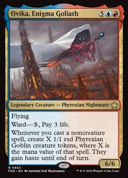 2x Ovika, Enigma Goliath FDN NM MTG - Image 1