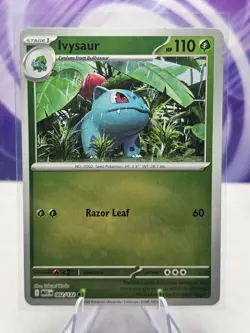 Pokemon TCG Mega Evolution Ivysaur Reverse Holo 002/132 NM - Image 1
