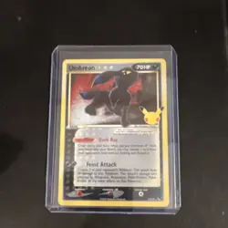 The Pokemon Company Umbreon Star 17/17 Celebrations Holo 70HP Feint Attack - Image 1