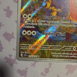 Pokemon Braviary 214/191 Sv08 Surging Sparks Illustration Rare Holo 130 HP 2024 - Image 5