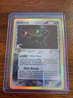 Pokemon Umbreon EX Delta Species Holo Rare 70 HP Reverse Holo 17/113 NM/LP+ - Image 1