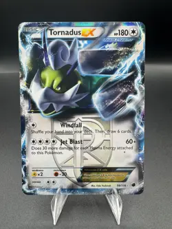 Tornadus EX 98/116 - Black White Plasma Freeze - Ultra Rare Pokemon TCG English - Image 1