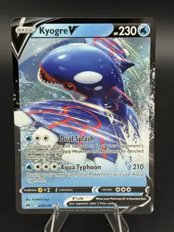 Pokemon TCG Crown Zenith 037/159 - Kyogre V - Ultra Rare - HOLO - Image 1