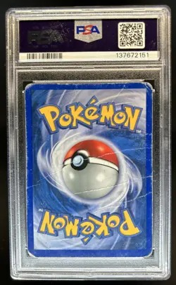 2002 Pokemon Expedition Set Blastoise Reverse Holo #4 PSA 1 - Image 2