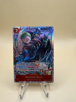 Bandai One Piece CCG Roronoa Zoro EB04-007 Egghead Character Card SR op15 - Image 1