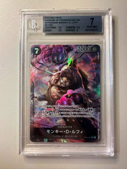 2023 One Piece Japanese OP04-090 SR Alt Art BGS 7 - Image 1