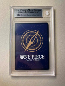 2023 One Piece Japanese OP04-090 SR Alt Art BGS 7 - Image 2