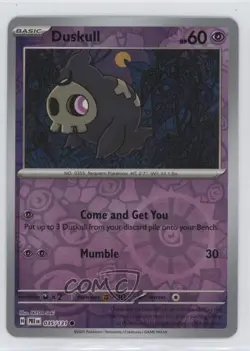 Duskull Reverse Foil Pokemon Prismatic Evolutions PRE #035 - Image 1