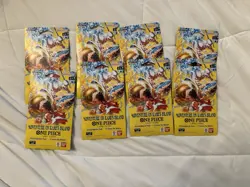 One Piece Op15 Adventure On Kami’s Island Sleeved Booster Pack (Lot of 8) - Image 1