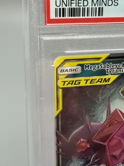 2019 Pokemon SM Unified Minds Mega Sableye Tyranitar Tag Team GX #126/236 PSA 9 - Image 2