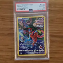 2023 POKEMON SWORD & SHIELD CROWN ZENITH #GG12 FULL ART/DEOXYS PSA 10 - Image 3