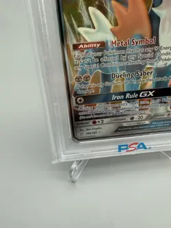2019 Pokemon Sun & Moon Team Up 106/181 Cobalion GX - PSA 9 Mint - Image 5