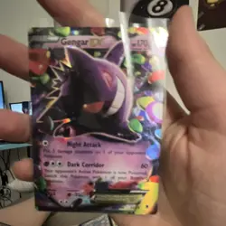 Pokemon TCG Gengar EX Holo Psychic 170 HP 60 Attack English Card - Image 1