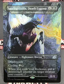 MTG Set of 2 FOIL- DAMAGED -Ikoria: Lair of Behemoths Godzilla Series Magic Card - Image 2