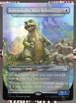 MTG Set of 2 FOIL- DAMAGED -Ikoria: Lair of Behemoths Godzilla Series Magic Card - Image 4