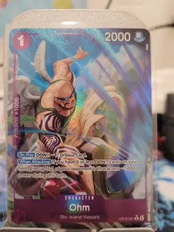 OP15-061 Ohm Alt Art R Adventure on KAMI's Island One Piece TCG English Card - Image 1