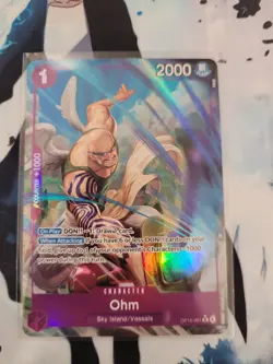 OP15-061 Ohm Alt Art R Adventure on KAMI's Island One Piece TCG English Card - Image 3