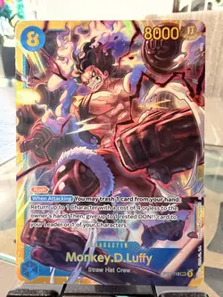 Monkey.D.Luffy [Gear 4] OP11-118 SEC, one piece card, tag sp sec alt - Image 1