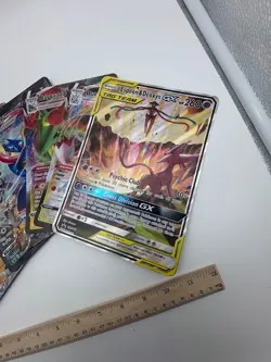 Lot of 6 Jumbo Pokemon Cards Greninja, Espeon & Deoxys Tag Team, Rayquaza, ETC! - Image 2