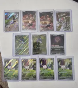 Pokemon TCG x11 Illustration Rare card bulk bundle | full art lot | NM 11 cards - Image 1