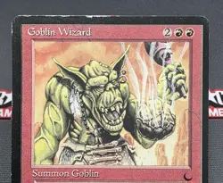 MTG Goblin Wizard- DAMAGED -The Dark Magic the Gathering Card #069 - Image 3